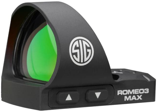 SIG SAUER ROMEO3MAX PRO Reflex Red Dot Sight 1x31mm 8 MOA Red Dot Black