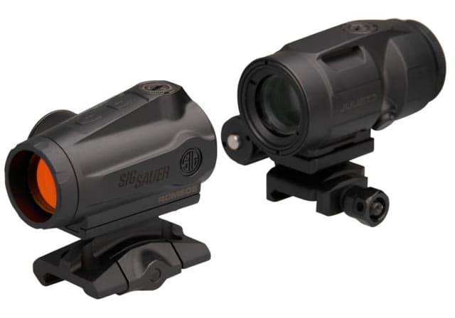 SIG SAUER ROMEO5 Gen 2 1x20mm Reflex Red Dot Sight and JULIET3 Micro 3x22mm Magnifier Combo Kit Black