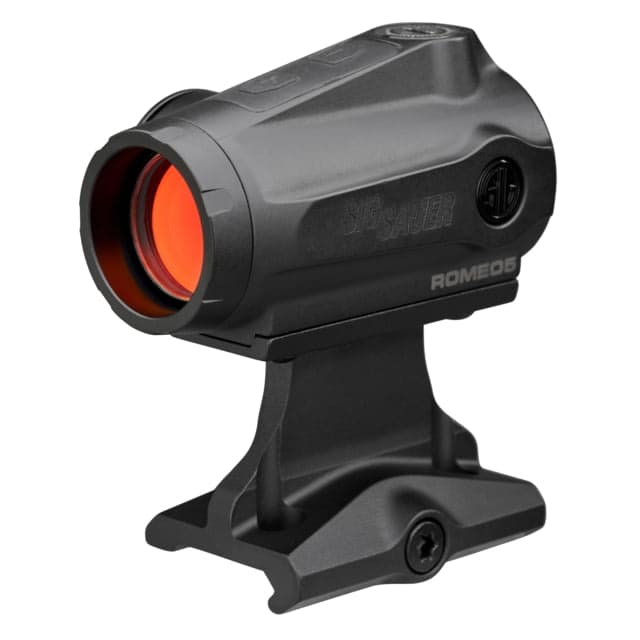 SIG SAUER ROMEO5 GEN II Elite 1x20mm Reflex Red Dot Sight Quad Ballistic Circle Dot 2.0 Reticle w/ 1.93in High Mount Fits Picatinny Matte Finish Black