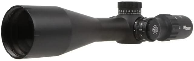 SIG SAUER Tango-DMR Rifle Scope 5-30x56mm 34mm Tube First Focal Plane FFP Moa Milling 2.0 Illum Reticle Side Focus 0.25 Moa Adj Black