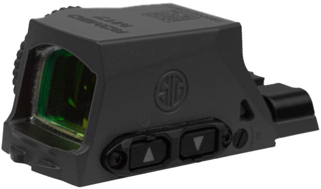 SIG SAUER Romeo-M17 Enclosed Reflex Red Dot Sight 1x24mm 2 MOA Red Dot Black