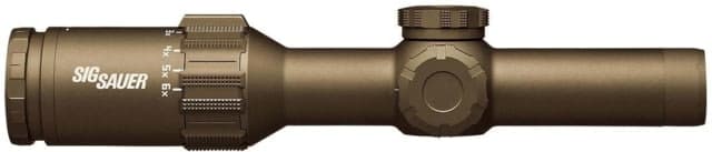 SIG SAUER TANGO6T 1-6x24mm FFP 30mm Tube Rifle Scope 0.2 MRAD FDE