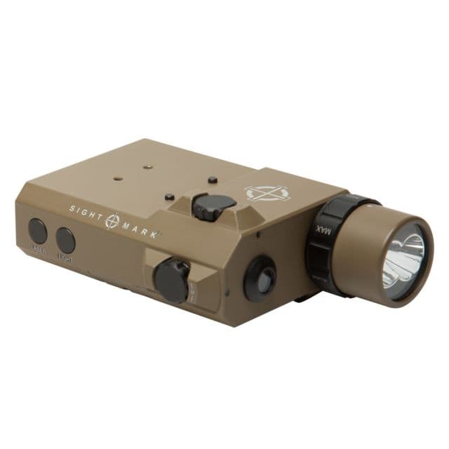 SightMark LoPro Laser/Light/IR Combo 300 Lumens Picatinny Rail Mount Flat Dark Earth Green Laser 5mW 520nM Wavelength