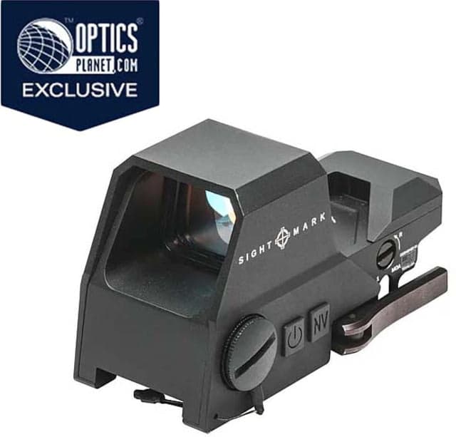 SightMark Ultra Shot Open 1x 33x24mm Reflex Red Dot Sight A-Spec 5 MOA Red Dot 3 MOA Red Dot Black