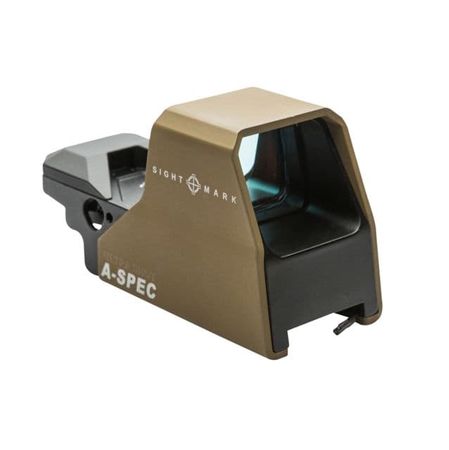 SightMark Ultra Shot Open 1x 33x24mm Reflex Red Dot Sight A-Spec 5 MOA Red Dot 3 MOA Red Dot Dark Earth