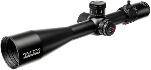 Sightron S6 10-60x56mm ED FT Rifle Scope 34mm Tube Second Focal Plane MOA-2FT Reticle Scope Only Matte Black