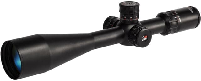 Sightron SIII PLR Rifle Scope 8-32x56mm Zero Stop Mil-Hash Reticle Black Medium