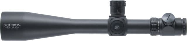 Sightron Svssed Rifle Scope 10-50x60mm 34mm Tube Target Dot Reticle Zero Stop Ed Glass Black Medium