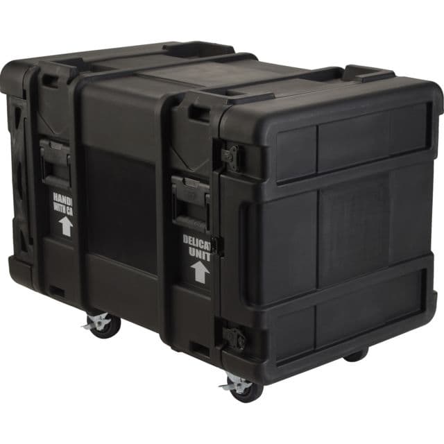 SKB Cases 10U Shockrack 28in Deepx17.5in Hgh W/Square Holes/Large Round Rack Mount Holes