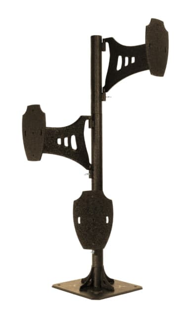 Skull Hooker Trophy Tree Shoulder Pedestal Mount Brown