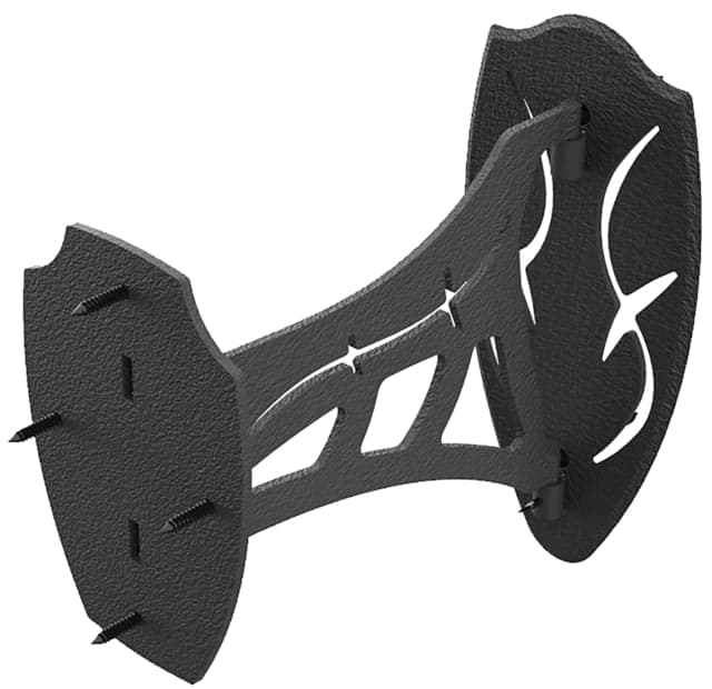 Skull Hooker Single Shoulder Mount Black