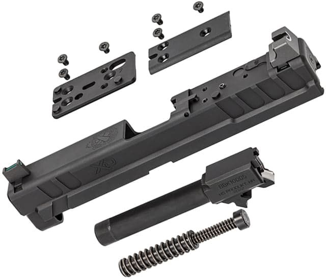 Springfield Armory XD 9mm Optical Sight Pistol Plate Slide Assembly w/Barrel Assembly 4in Black