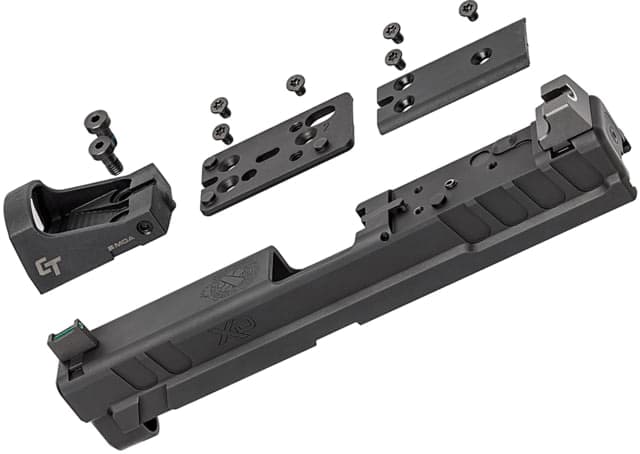 Springfield Armory XD 9mm Optical Sight Pistol Plate Slide Assembly w/Crimson Trace 4in Black