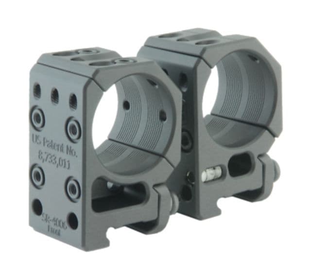 Spuhr 34mm H34mm Separated Rings Rifle Scope Mount for Picatinny Rail Black