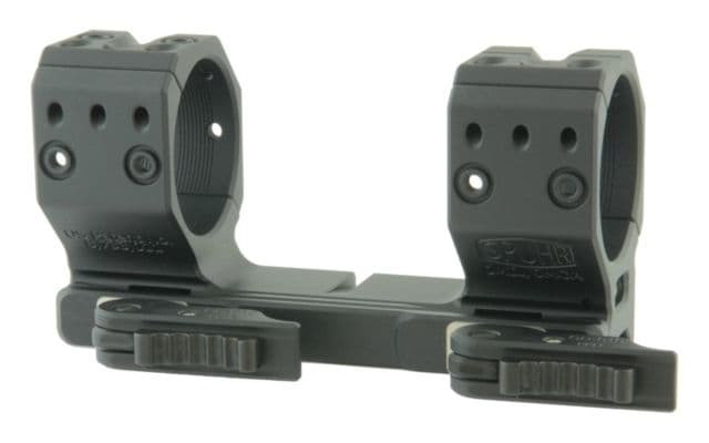 Spuhr 40mm H38mm 0MIL/0MOA Quick Detachable Rifle Scope Mount Black