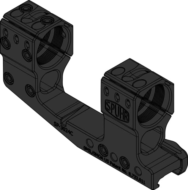 Spuhr Cantilever Scope Mount 30 mm Tube 48 mm 0 Mil Black