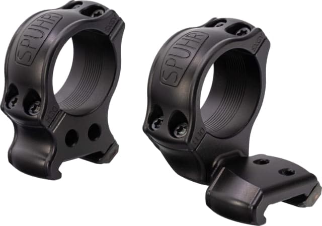 Spuhr Picatinny Cantilever Aesthetic Rings 30 mm Black