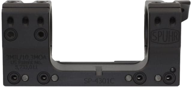 Spuhr Scope Mount 34mm Tube 30mm 3Mil Picatinny Gen3 Black