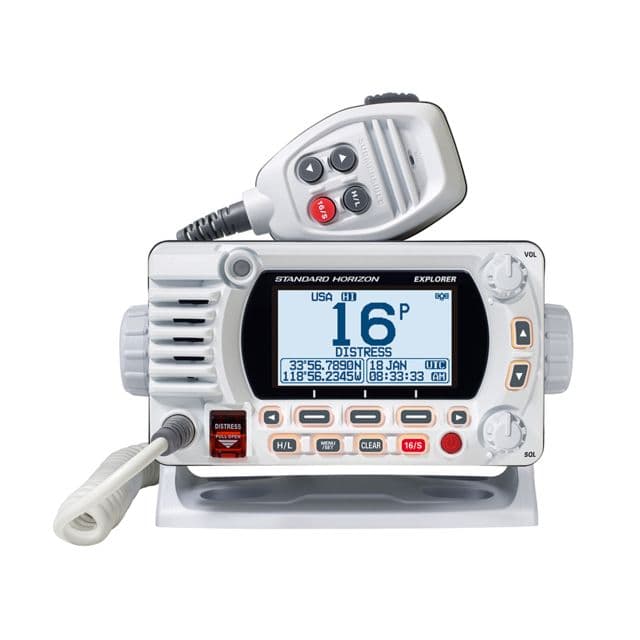 Standard Horizon Fixed Mount VHF w/GPS - White