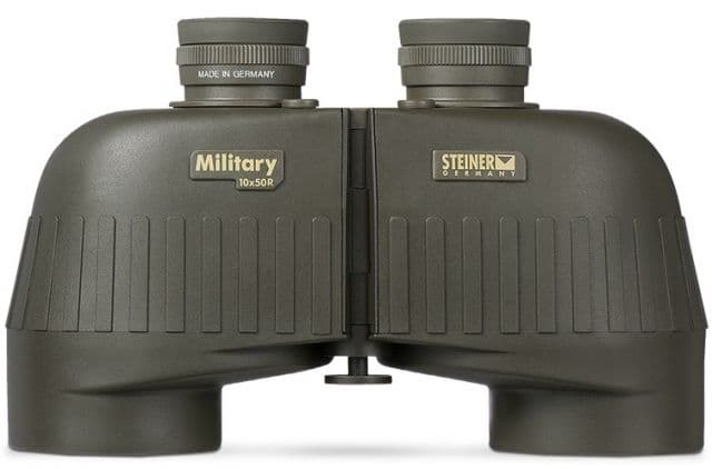 Steiner Military M1050r SUMR 10x50mm Porro Prism Rangefinder Binocular NBR Long Life Rubber Armoring Green