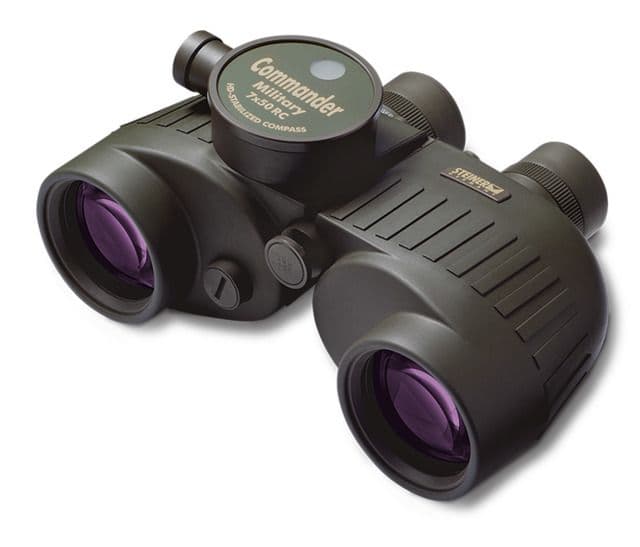 Steiner Military M750rc 7x50mm Porro Prism Binocular NBR Long Life Rubber Armoring Green