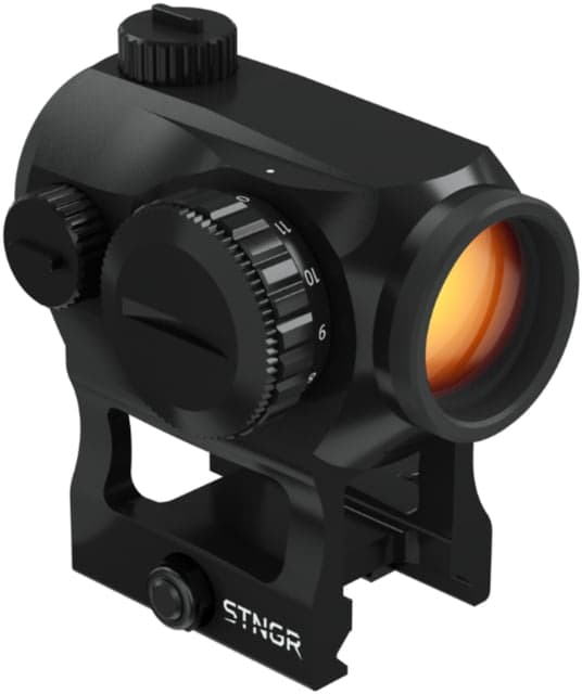 STNGR Axiom II Red Dot Sight 2 MOA Red Dot Reticle w/ QD Mount Bundle Black