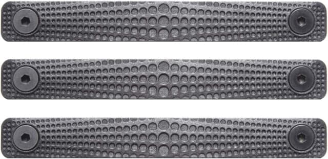 STNGR Cyclops 3-Slot M-Lok Rail Cover Panel 3-Pack Black