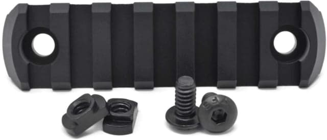 STNGR M-Lok 7 Slot Picatinny Rail Section Black