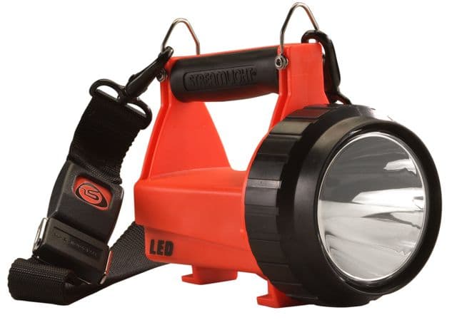 Streamlight Fire Vulcan Rechargeable C4 LED Flashlight Orange with Vehicle Mount and 12v DC Charger