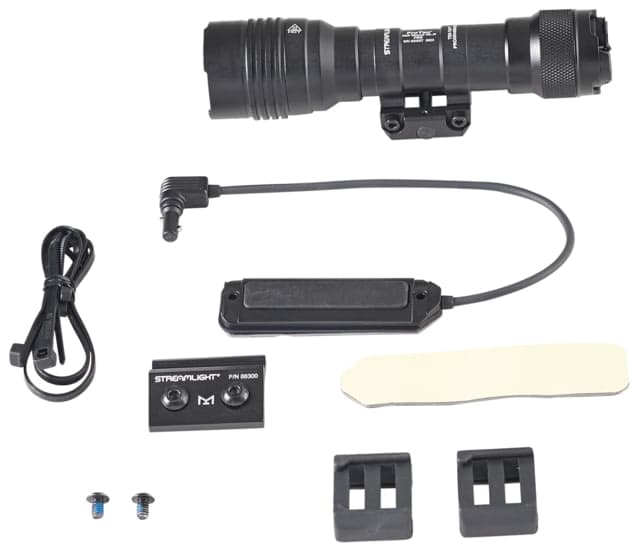 Streamlight ProTac Rail Mount HL-X Pro Long Range Gun Light w/Remote Switch Tail Switch M-LOK Mount Mounting Hardware SL-B26 Battery Pack Black