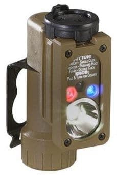 Streamlight Sidewinder Compact Tactical Flashlight Coyote Tan - White Red Blue IR LEDs w/ Helmet Mount