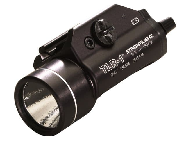 Streamlight TLR-1 C4 LED Rail-Mounted Weapon Flashlight w/ Keys Black