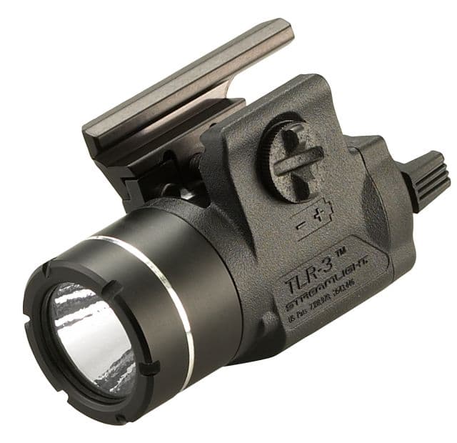 Streamlight TLR-3 Compact Rail Mounted Tactical Light CR2 USP Compact Only White 125 Lumens Black