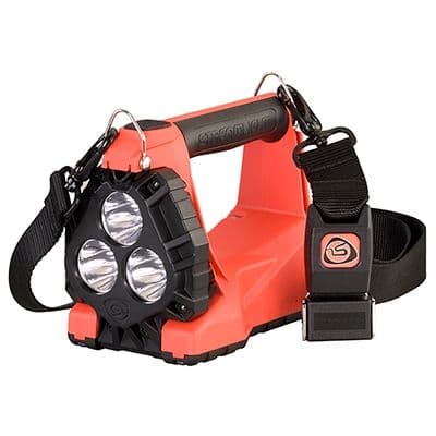 Streamlight Vulcan 180 LED Firefighting Lantern Vehicle Mount System 12V DC Direct Wire Rack Div 2 Orange