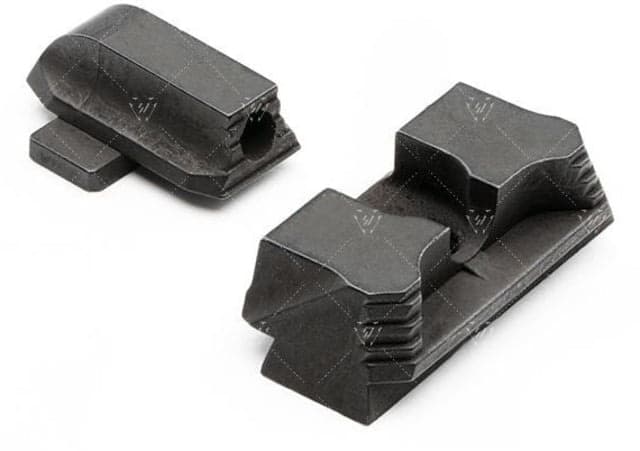 Strike Industries Iron Sights for SIG Sauer P320 Standard Height Black One Size
