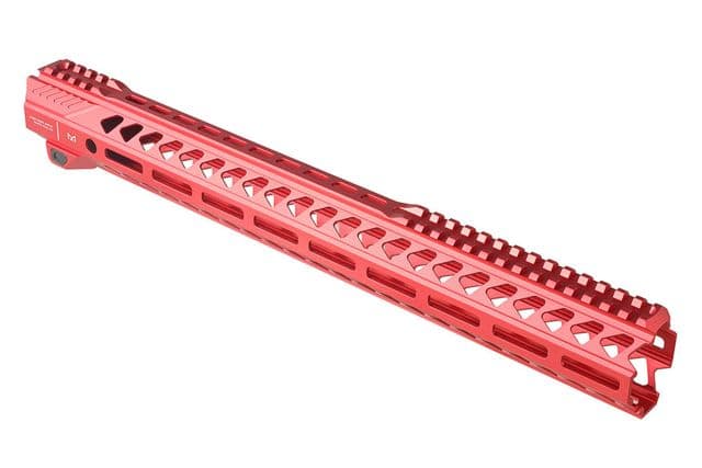 Strike Industries AR-15 M-Lok Handguard Rail 17in Red One Size