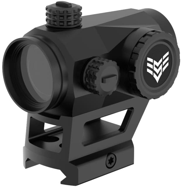 Swampfox Liberator II 1x22mm Mini Red Dot Sight Multi Reticle Red Black