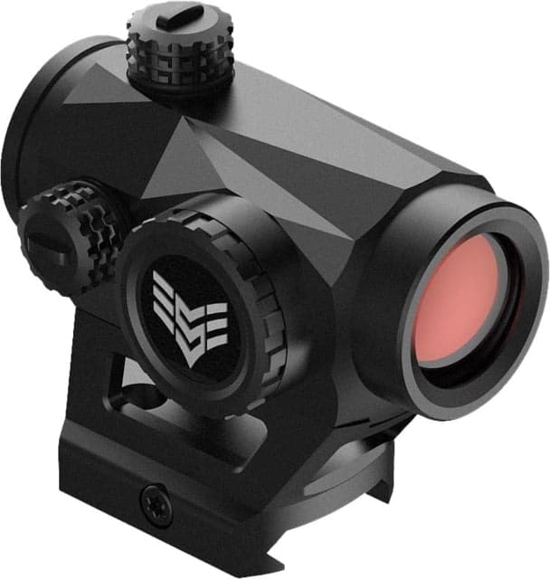 Swampfox Liberator II Mini Red Dot Sight 1x22mm 2 MOA Red Dot Reticle Black