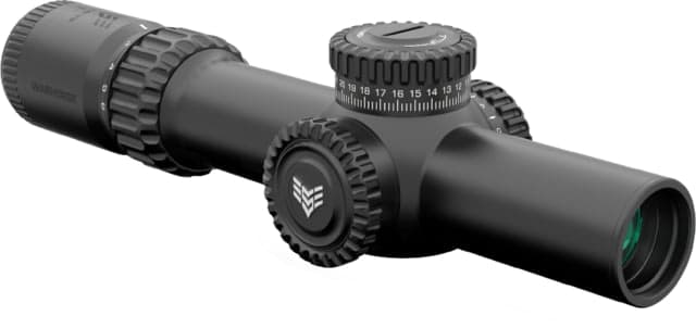 Swampfox Warhorse 1-6x24 LPVO Rifle Scope 34mm Tube First Focal Plane Red IR MOA