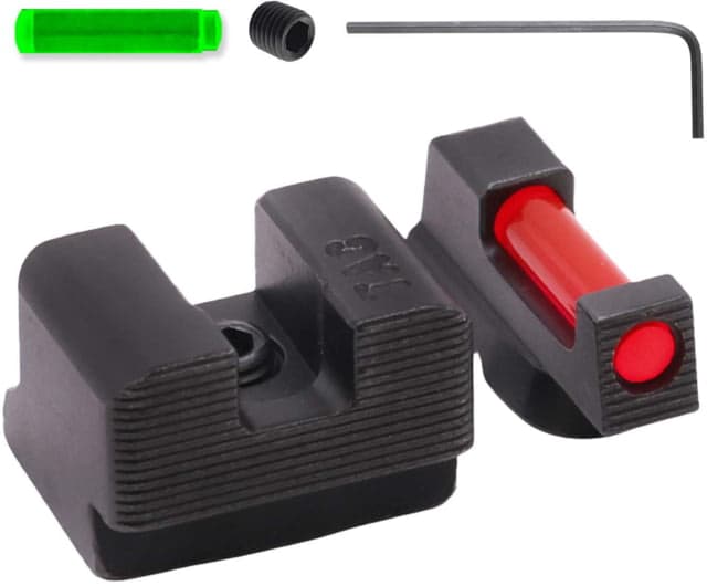Tag Precision CZ 75 TSH TAC Pistol Sights Fiber Optic 75B Black