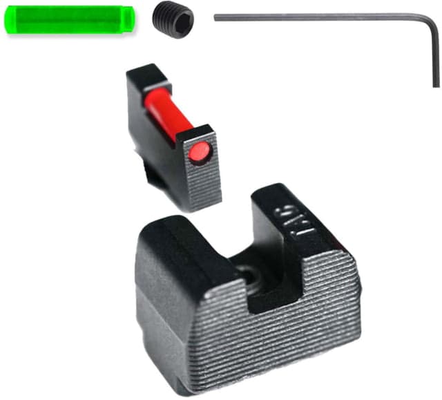 Tag Precision Glock Slim TSH OR Pistol Sights Fiber Optic 42 43 43X 48 Black