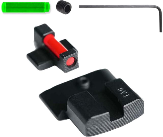 Tag Precision SW MP TSH TAC Pistol Sights Fiber Optic M&P M2.0 Full Size & Compact Black