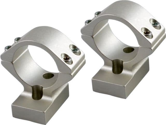 Talley Lightweight Alloy 1 inch Scope Mount Ruger American Short Action High Silver