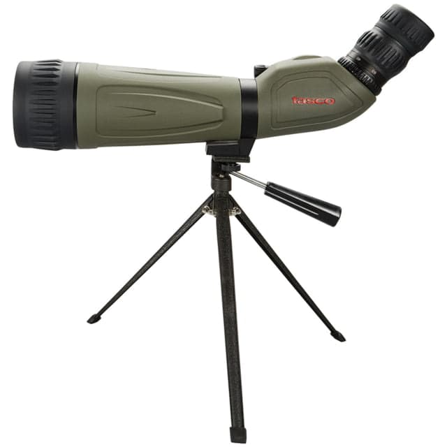 Tasco 20-60x80mm Gray FC Spotting Scope Angled Tripod GraySoft Case Box 5L