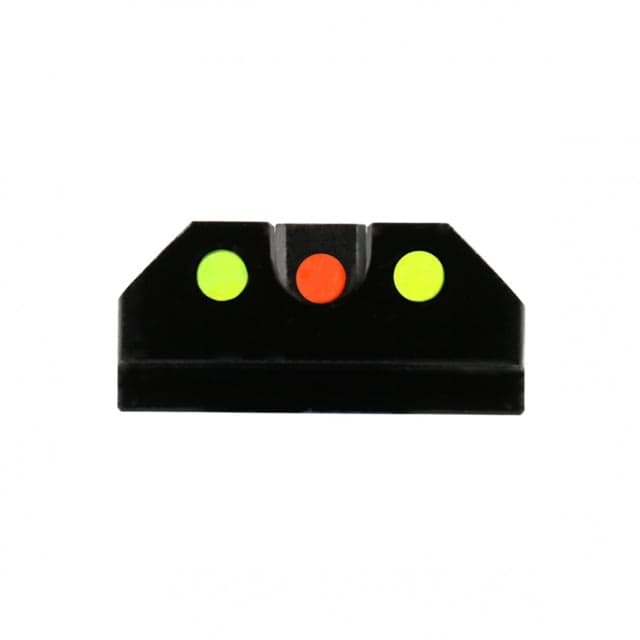 Tiger Rock Glock Fiber Optic Front and Rear Handgun For Glock Pistols Sights Black Small