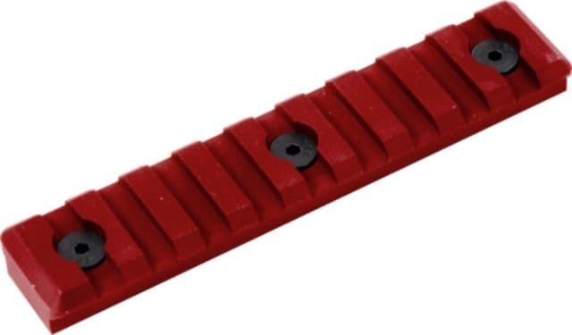 Timber Creek M-Lok 9 Slot Picatinny Rail Red M 9S PR