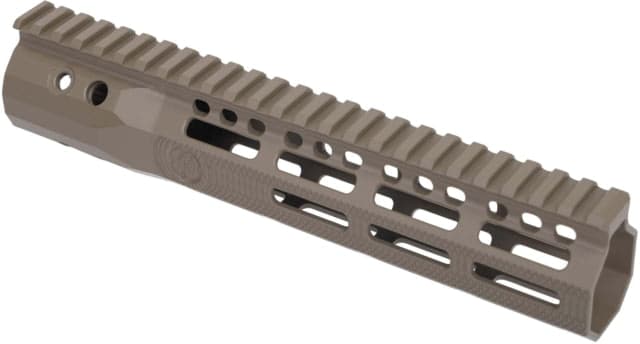 Troy Industries SOCC Gen 2 Free Float M-LOK Handguard AR-15 Aluminum Battle Rail FDE 9.25in
