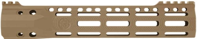 Troy Industries X Series Free Float M-LOK Handguard AR-15 Aluminum Battle Rail FDE 10.5in