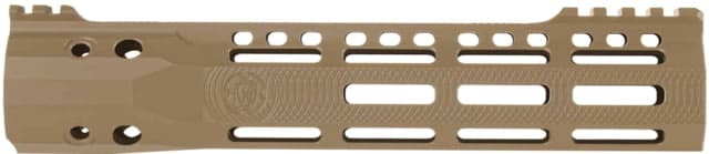 Troy Industries X Series Free Float M-LOK Handguard AR-15 Aluminum Battle Rail FDE 9.25in