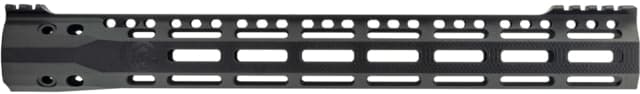 Troy Industries X Series Free Float M-LOK Handguard AR-15 Aluminum Battle Rail Black 15.125in